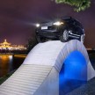 VIDEO: Range Rover crosses a paper bridge in China