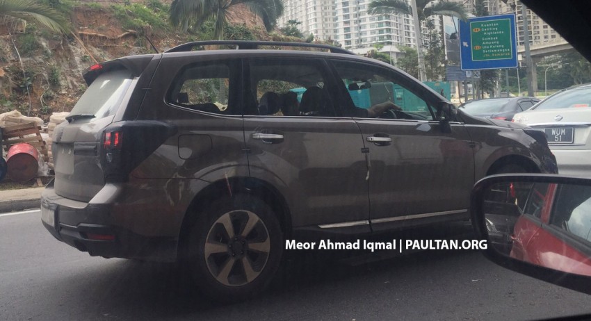 SPIED: Subaru Forester facelift testing, CKD possible? 404547
