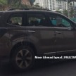 SPIED: Subaru Forester facelift testing, CKD possible?