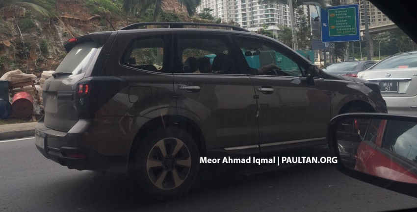 SPIED: Subaru Forester facelift testing, CKD possible? 404548