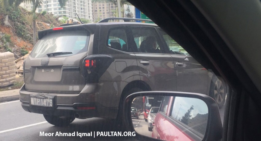 SPIED: Subaru Forester facelift testing, CKD possible? 404549