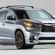 Toyota to show five TRD concepts at SEMA 2015 – Corolla, Camry, Avalon, Highlander, Land Cruiser