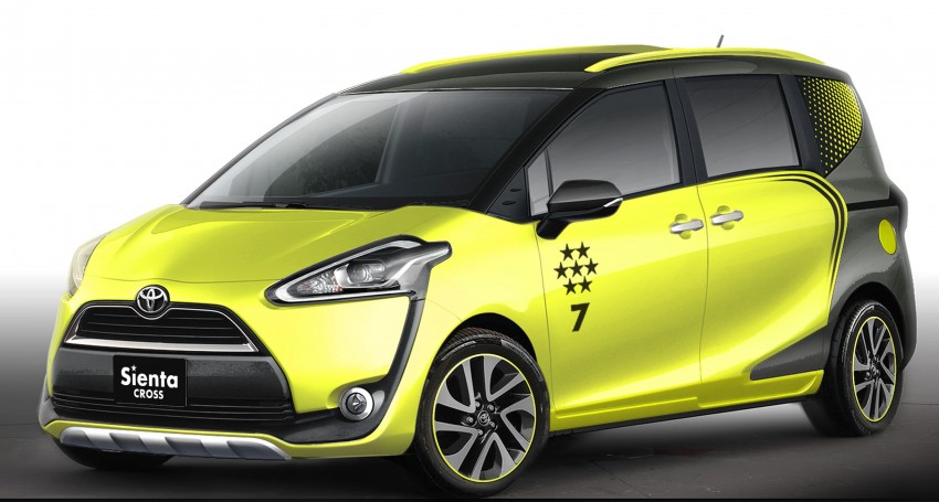 Tokyo 2015: Toyota Motor East Japan – Sienta Cross, Sienta Hearts and Aqua Cross II offer a bright view 403348