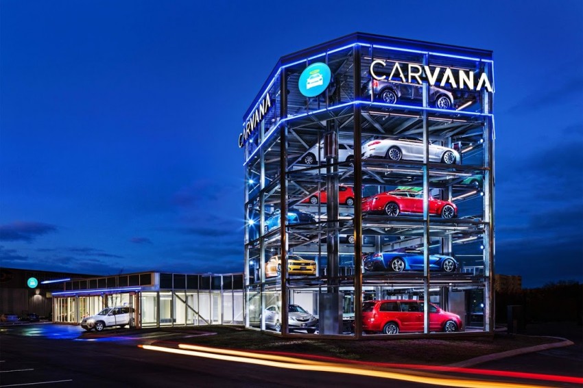 Carvana unveils five-storey used car vending machine 407742
