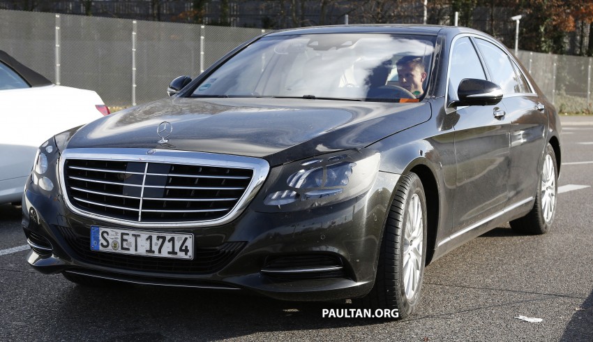 SPIED: W222 Mercedes-Benz S-Class facelift testing 407370