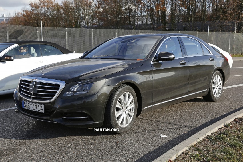 SPIED: W222 Mercedes-Benz S-Class facelift testing 407372