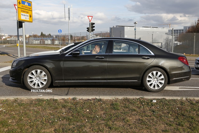 SPIED: W222 Mercedes-Benz S-Class facelift testing 407374