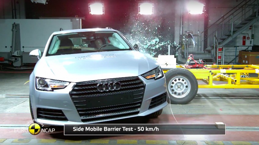 VIDEO: B9 Audi A4 scores Euro NCAP five-star rating 403515