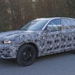SPIED: G01 BMW X3 tries production body on for size