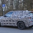 SPIED: G01 BMW X3 tries production body on for size