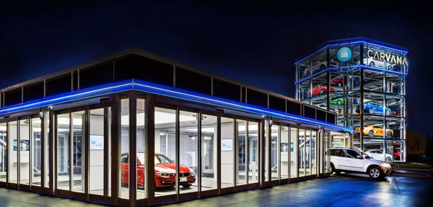 Carvana unveils five-storey used car vending machine 407738