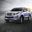 Isuzu D-Max facelift – Thailand gets new 150 hp 1.9 Ddi