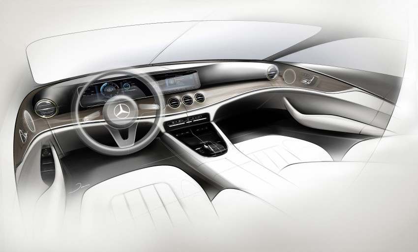 W213 Mercedes-Benz E-Class – mini S-Class interior revealed ahead of January 11 debut 417711