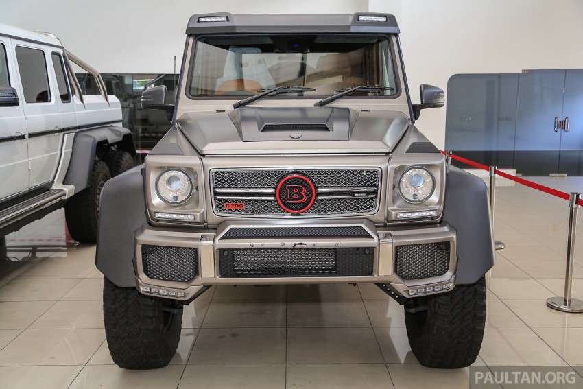 Brabus G700 6×6 in Malaysia, RM3.2 mil before tax – only 15 units in the world, all coming to Naza World 418125