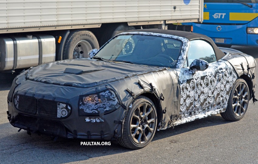 SPYSHOTS: Fiat 124 Abarth Spider takes to the streets 417866
