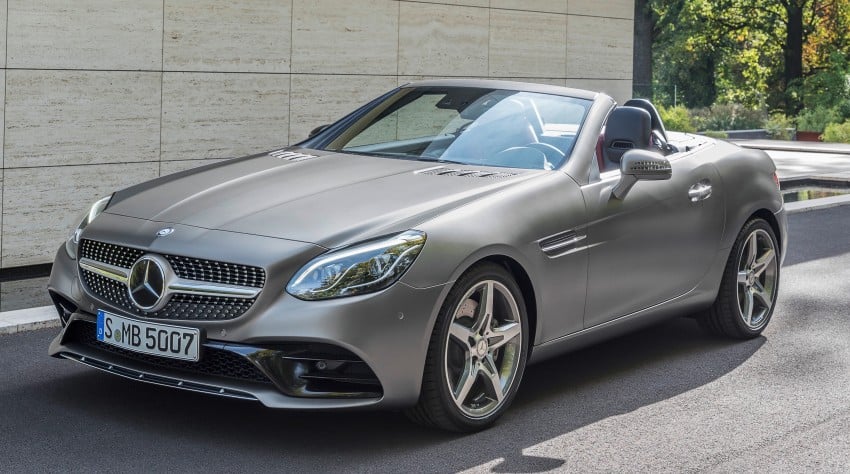 Mercedes-Benz SLC roadster debuts ahead of Detroit 419750