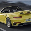 2016 Porsche 911 Turbo, Turbo S facelift revealed