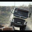 VIDEO: Volvo FMX truck vs Sophie, the four-year-old