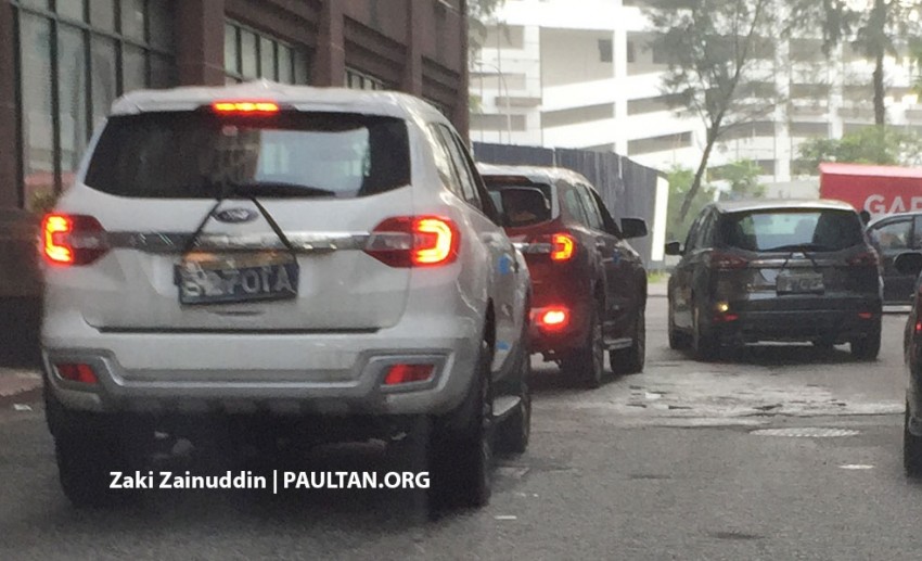 SPIED: New Ford Everest, S-MAX spotted in Malaysia! 418972