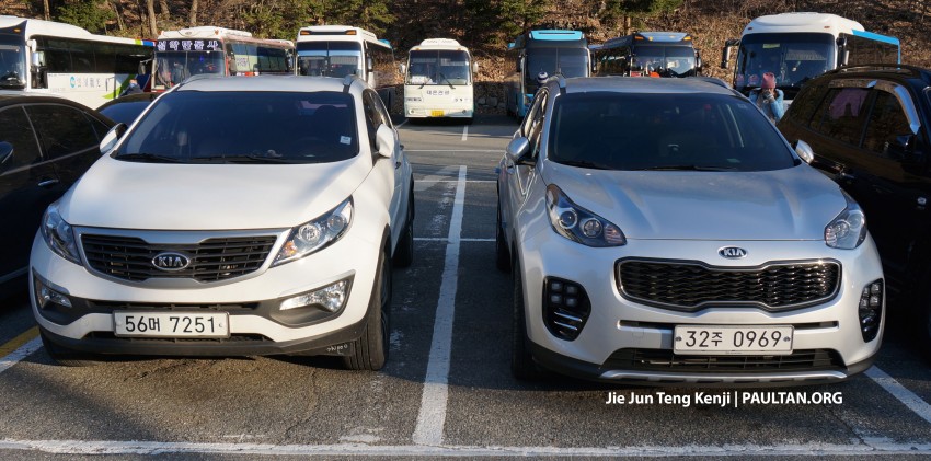 Kia Sportage – third- and fourth-gen, side-by-side 423430