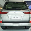 Lexus LX570 price drops by RM74k in M’sia to RM850k