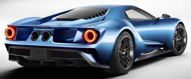 All-New Ford GT L-R, 3/4 Front, January 2015