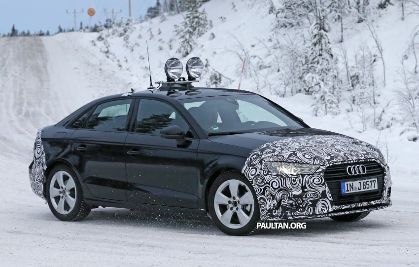 SPYSHOTS: Audi A3 Sedan facelift gets sharper look 417066