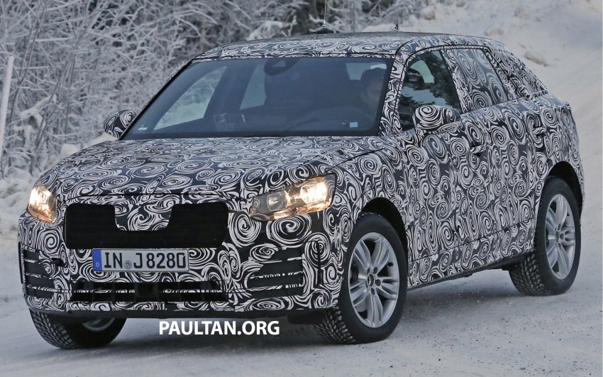 SPYSHOTS: Audi Q2 captured frolicking in the snow 420410