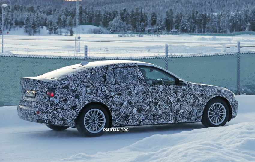 SPYSHOTS: 2017 BMW 5 Series GT spotted in the cold 421120