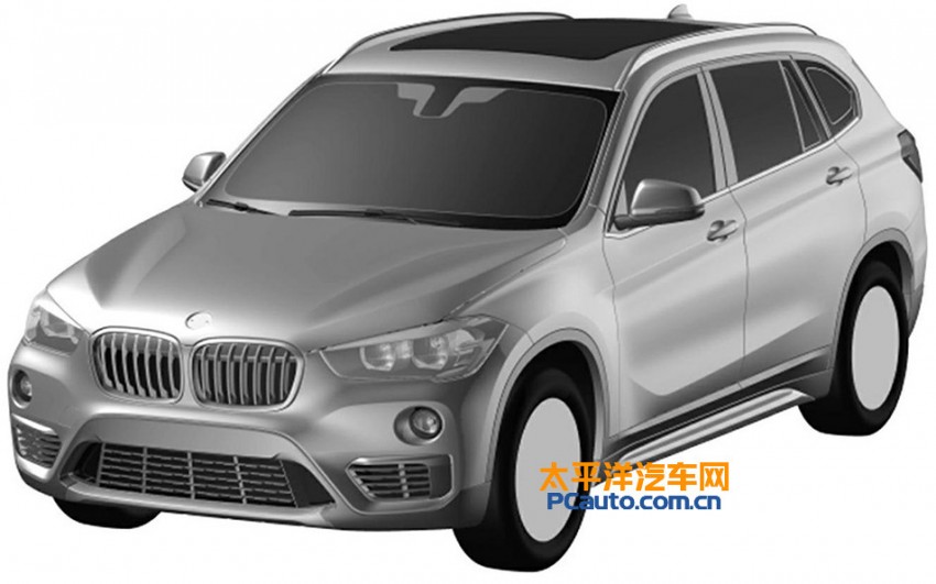 BMW “Grand” X1 appears in Chinese patent office 422499
