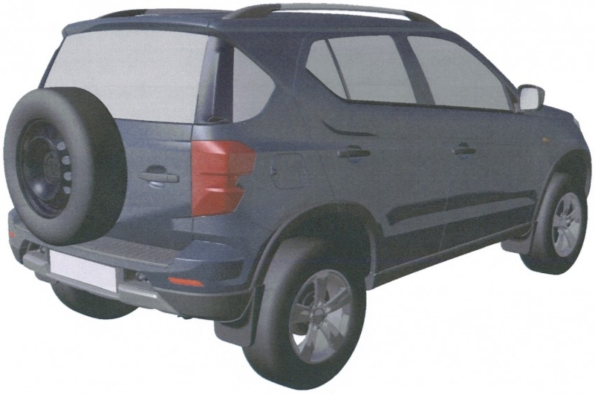 Chevrolet Niva supposedly revealed via patent images 421724
