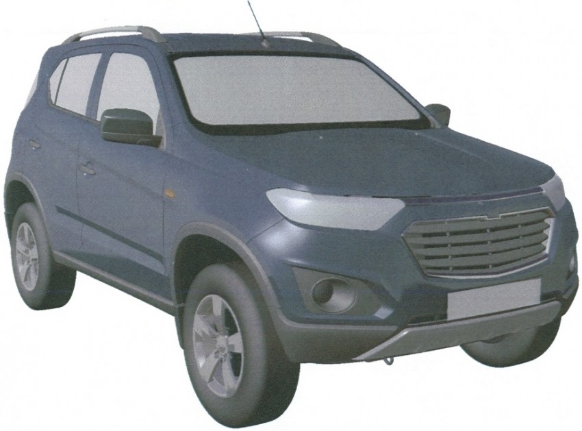 Chevrolet Niva supposedly revealed via patent images 421720
