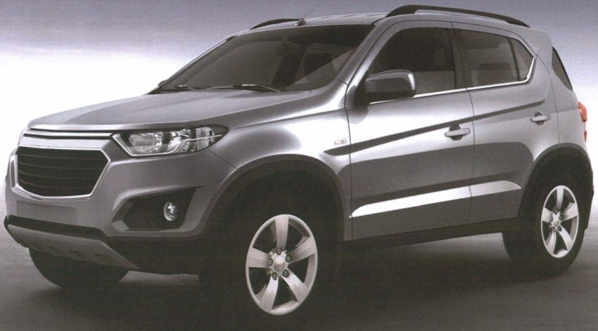 Chevrolet Niva supposedly revealed via patent images 421727
