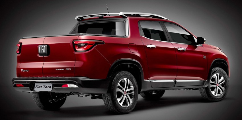 Fiat Toro pick-up truck – official image of rear released 420133