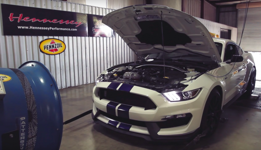 VIDEO: Mustang Shelby GT350 on Hennessey dyno 421551