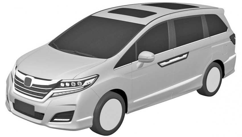 Honda Odyssey for US market revealed via patents 423179