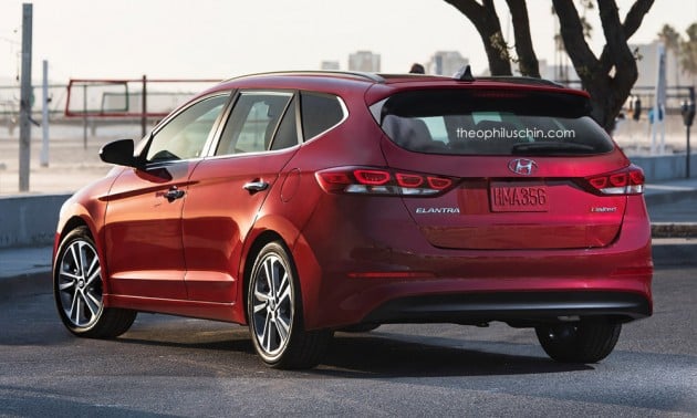 Hyundai Elantra tourer render 2