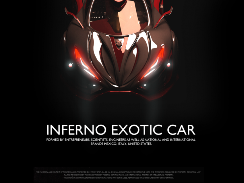 Inferno hypercar from Mexico packs 1,400 hp, 670 Nm 417195