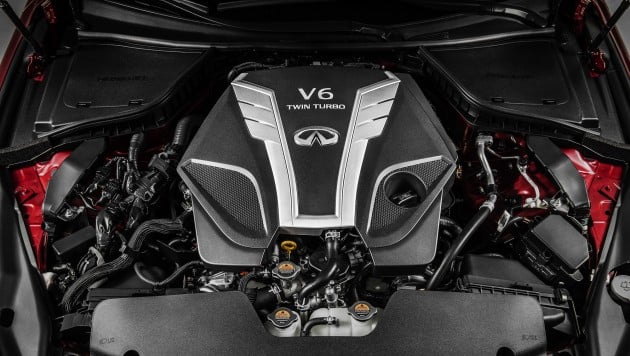 Infiniti's new 3.0-liter V6 twin-turbo engine