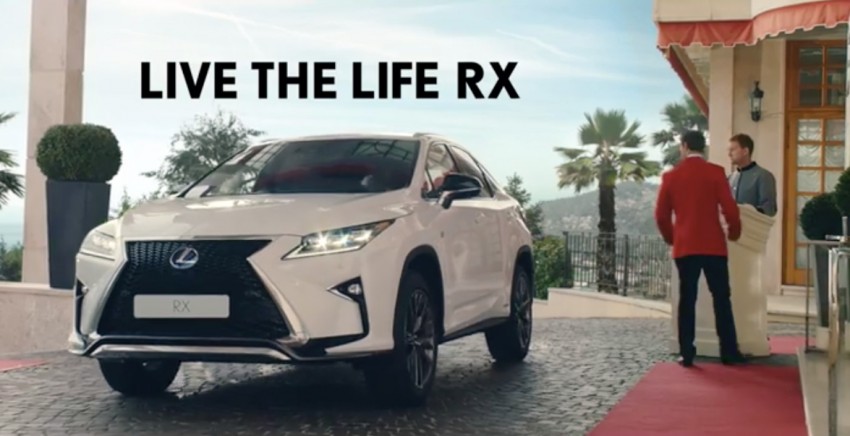 VIDEO: Living the Lexus RX life, starring Jude Law 420327