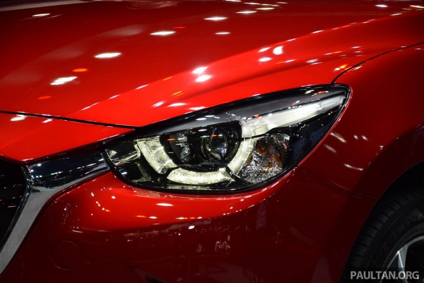 2015 Thai Motor Expo: Mazda 2 sports LED headlamps 414178