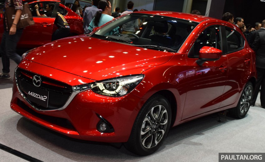 2015 Thai Motor Expo: Mazda 2 sports LED headlamps 414179