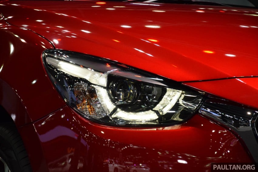 2015 Thai Motor Expo: Mazda 2 sports LED headlamps 414182