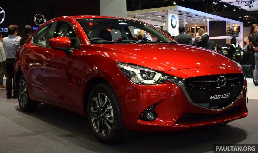 2015 Thai Motor Expo: Mazda 2 sports LED headlamps 414183