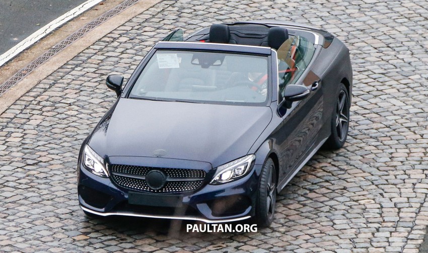 SPIED: Mercedes-Benz C-Class Cabriolet undisguised 420213