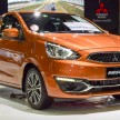 Mitsubishi Mirage with Dynamic Shield facelift spotted