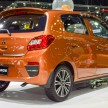 Mitsubishi Mirage with Dynamic Shield facelift spotted