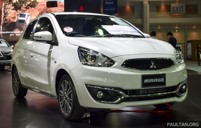 Mitsubishi Mirage facelift goes high tech in Thailand 415580