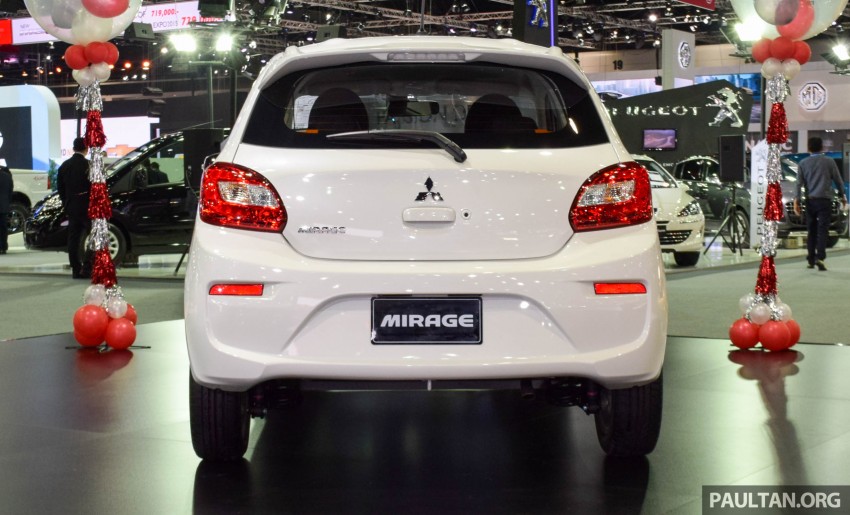 Mitsubishi Mirage facelift goes high tech in Thailand 415583