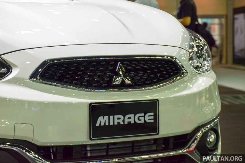 Mitsubishi Mirage facelift goes high tech in Thailand 415586